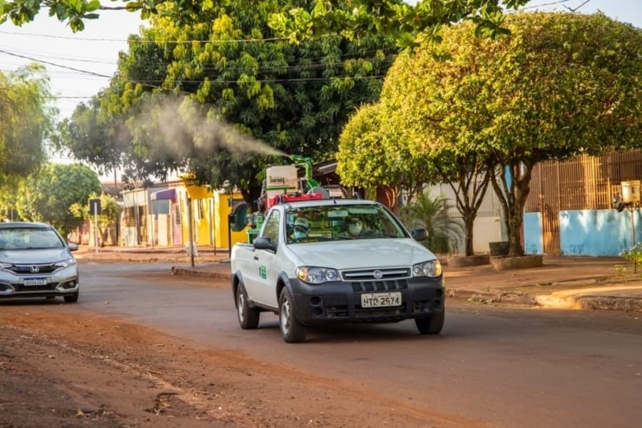 Prefeitura de Maracaju intensifica combate ao Aedes Aegypti com fumacê e reforça pedido de colaboração da população