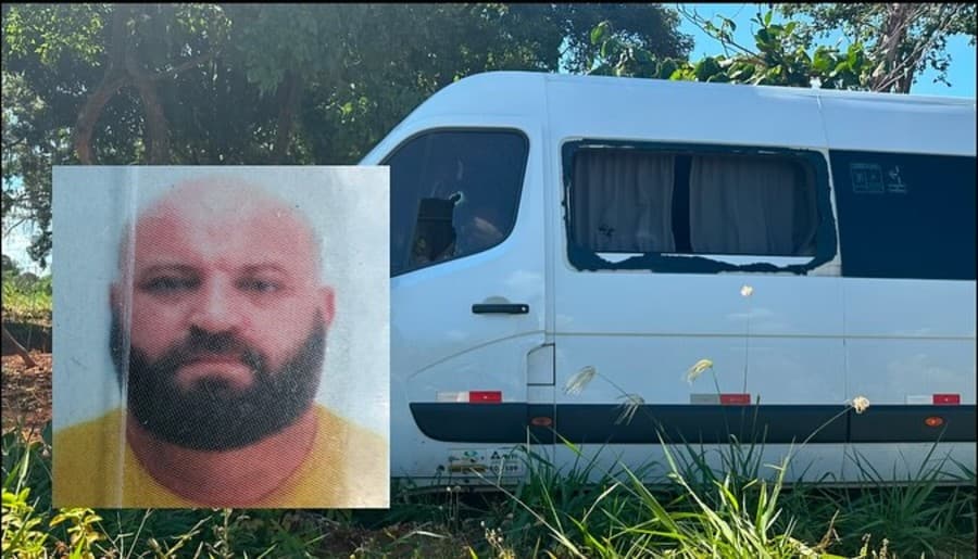 Na BR-060, motorista de van é executado com disparos de calibre 12 na cabeça