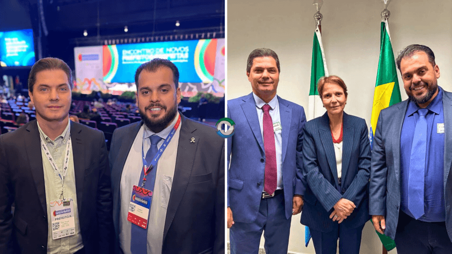 Em busca de recursos para Maracaju, prefeito Marcos e vereador Robert cumprem agenda em Brasília