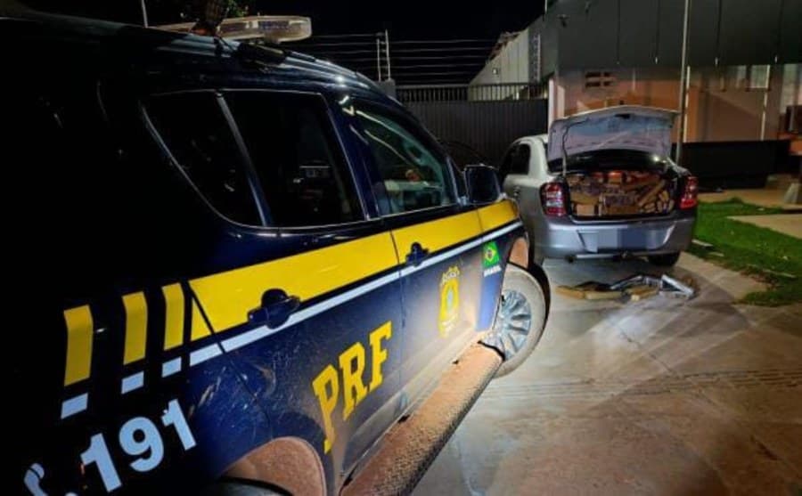 PRF prende traficante de 47 anos transportando 1 tonelada de maconha em Sidrolândia