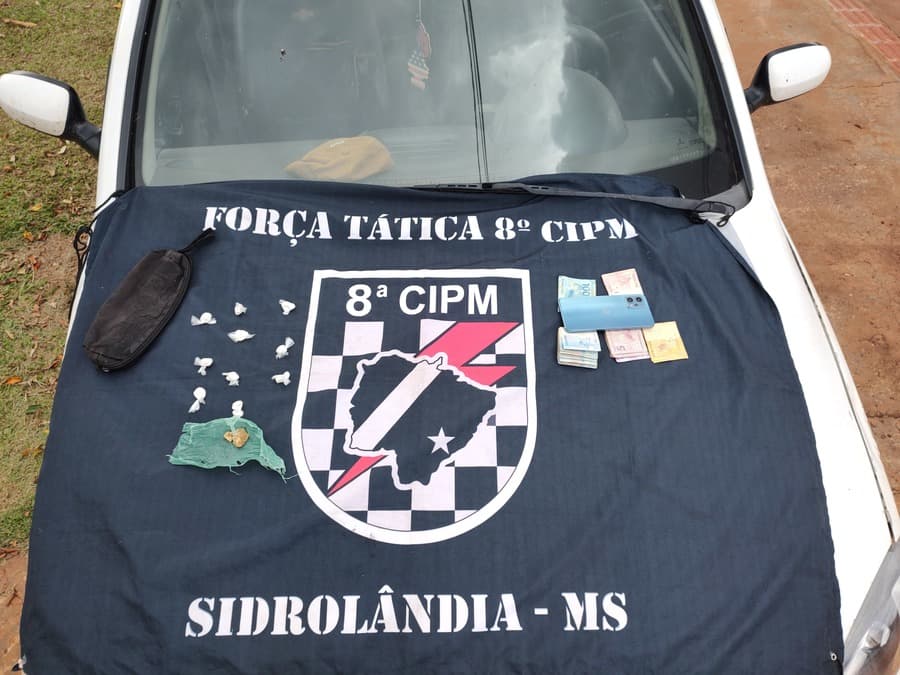 No Jatobá, Força Tática prende traficante de 35 anos com porções de cocaína