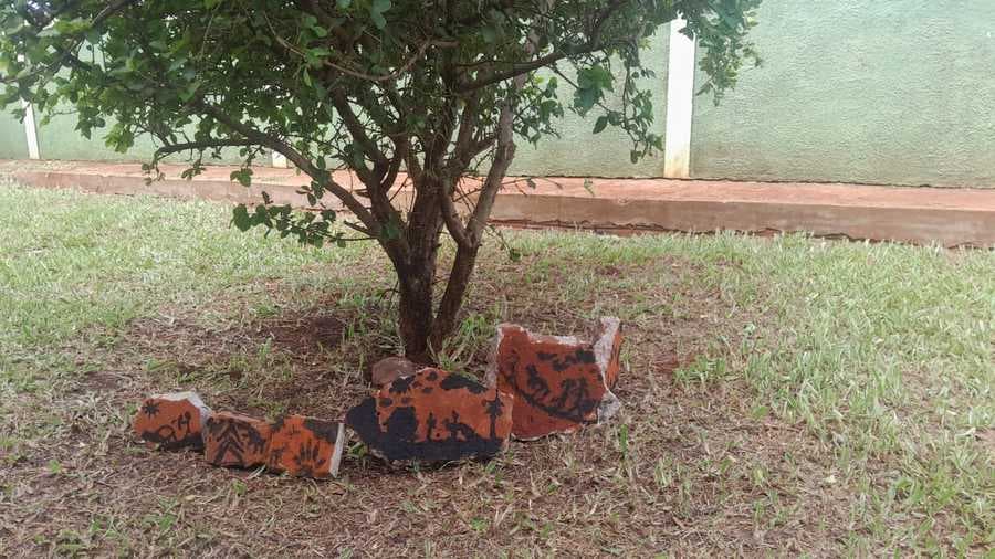 Estudantes de Sidrolândia revivem a Arte Rupestre em projeto escolar