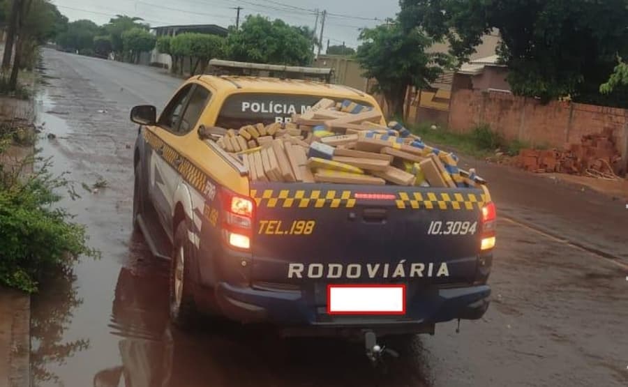 Polícia Militar Rodoviária apreende carga de drogas avaliada em R$ 1,4 milhão na MS-162
