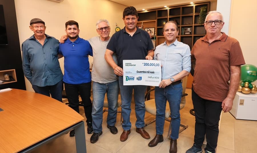 Coronel David leva esperança a idosos de Sidrolândia com repasse de R$ 200 mil para a Associação Conviver
