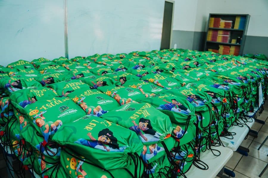Prefeitura de Sidrolândia inicia entrega de kits escolares a partir desta quarta-feira