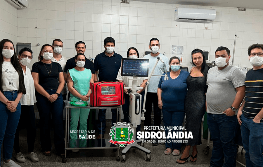 Prefeitura de Sidrolândia reforça rede de saúde com entrega de respiradores para Hospital e UPA