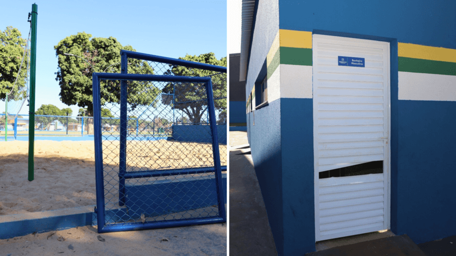 Recém-inaugurado, CEPE Simão Rocha é alvo de vandalismo e prefeito pede apoio da comunidade