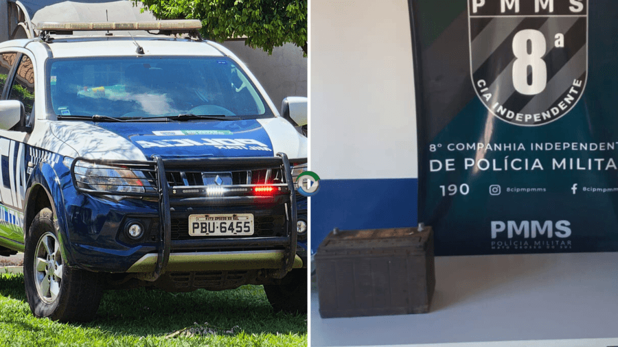 Pela segunda vez em menos de uma semana, meliante é preso em flagrante por furto em Sidrolândia
