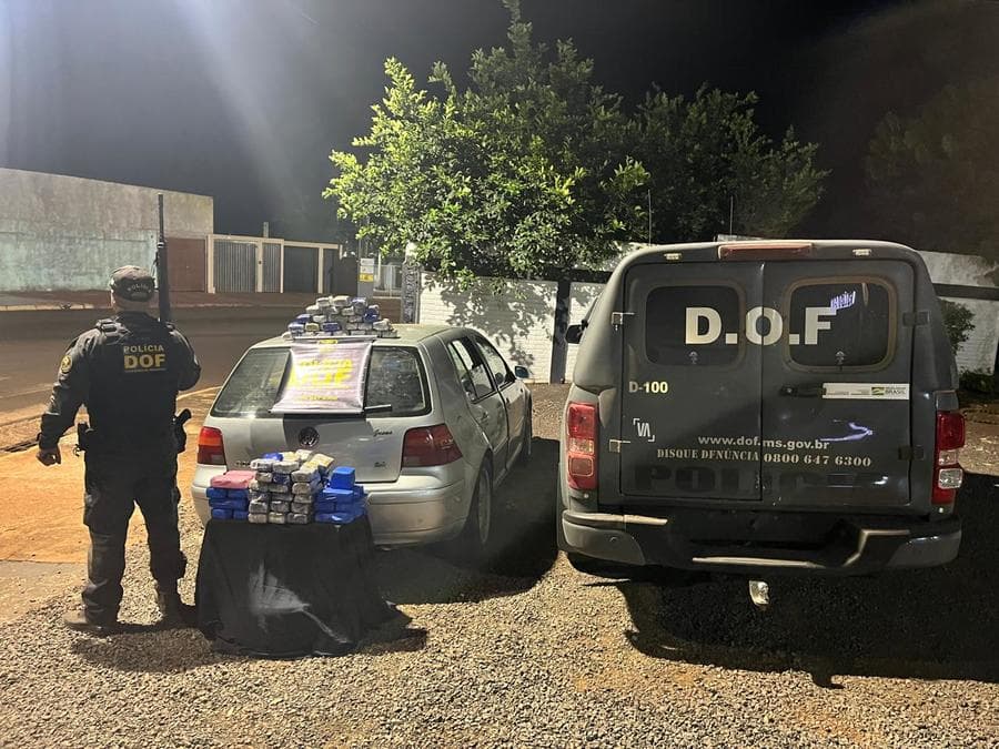 Policiais do DOF prendem mulher de 30 anos transportando carga de maconha em Maracaju