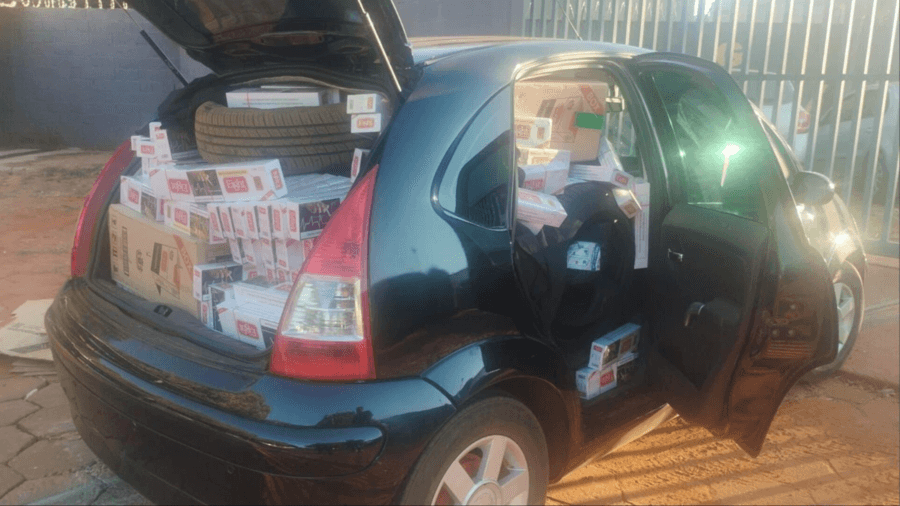 Prisão por contrabando de cigarros é registrada na BR-060 em Sidrolândia