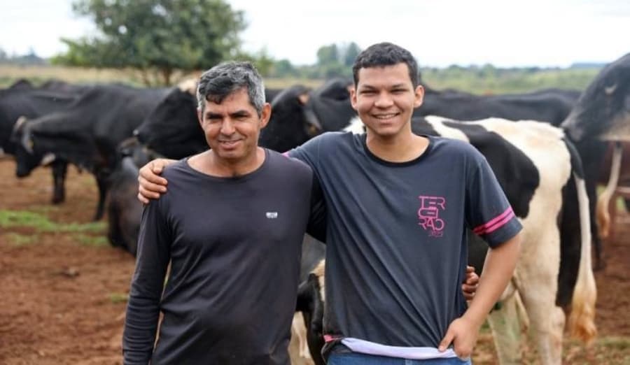 Com apoio do Senar/MS e ajuda dos filhos, sidrolandense viu produção de leite aumentar em 900%