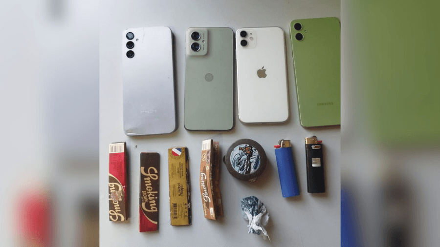 Grupo de jovens é encaminhado à Delegacia após ser flagrado consumindo maconha no Brizola
