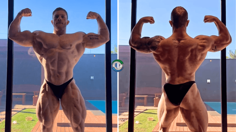 Em preparação para campeonato em SP, atleta de Sidrolândia viraliza ao mostrar evolução física