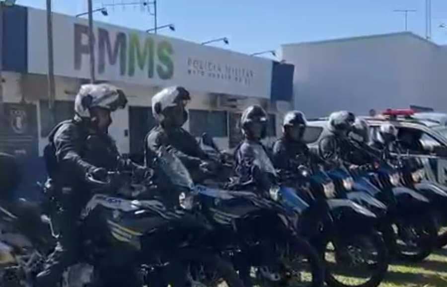 Operação Tráfego Seguro da Polícia Militar resulta em apreensão de 18 motos em Sidrolândia