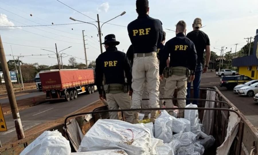 PRF apreende mais de 7 toneladas de maconha em Maracaju