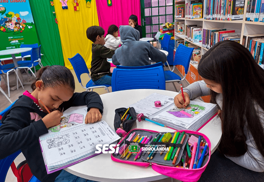 Em parceria com a Prefeitura, projeto de reforço escolar do Sesi fortalece a aprendizagem das crianças