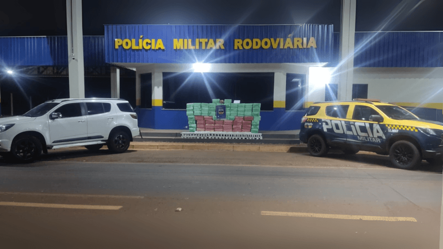 Polícia Militar rodoviária apreende Trialblazer carregada com 1,4 tonelada de maconha em Maracaju