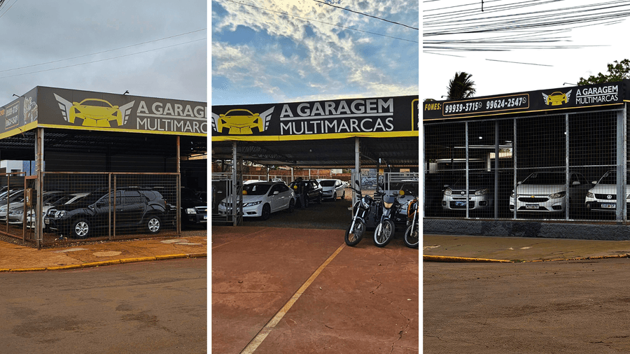 A Garagem Multimarcas oferece veículos de qualidade e procedência em Sidrolândia