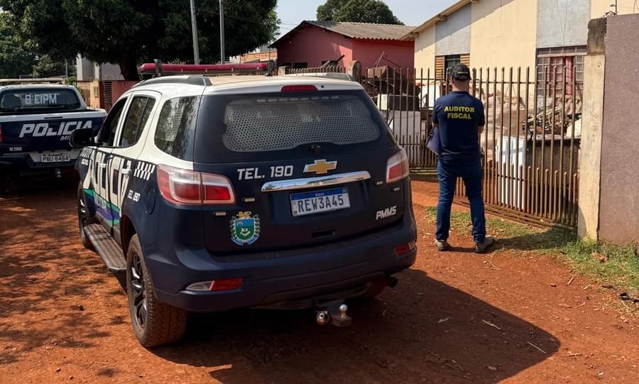 Força Tática e fiscais municipais realizam operação e prendem homem por receptação em Sidrolândia