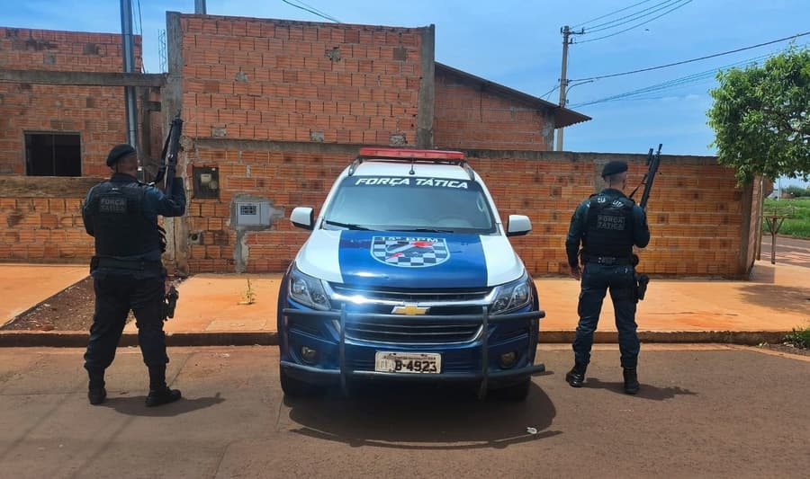 Três foragidos da justiça são capturados pela Força Tática em Maracaju