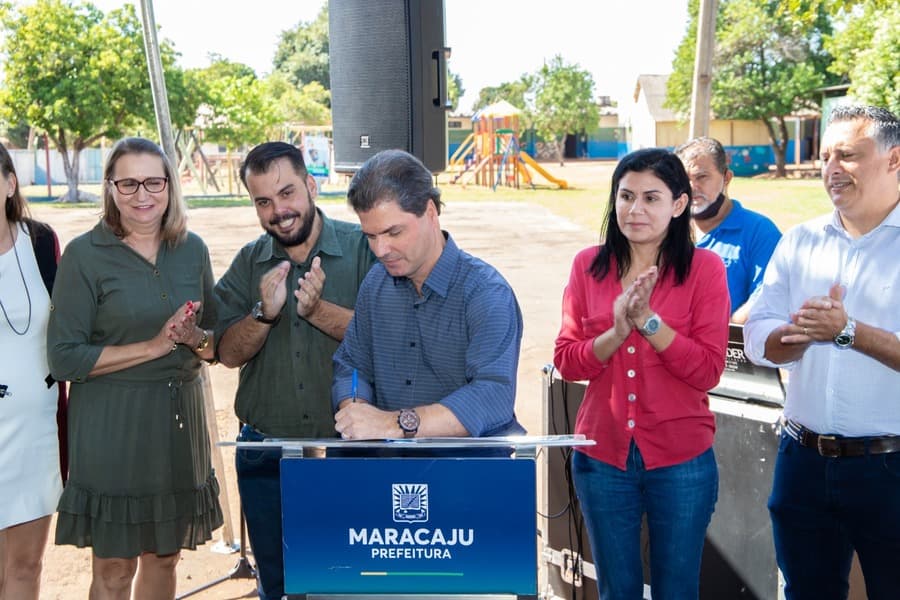 Com recursos próprios, Prefeitura de Maracaju anuncia reforma em Escola Municipal