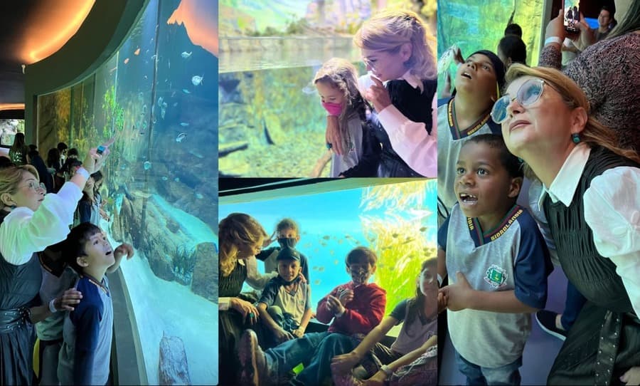Prefeitura leva alunos do campo para visitarem o Bioparque Pantanal