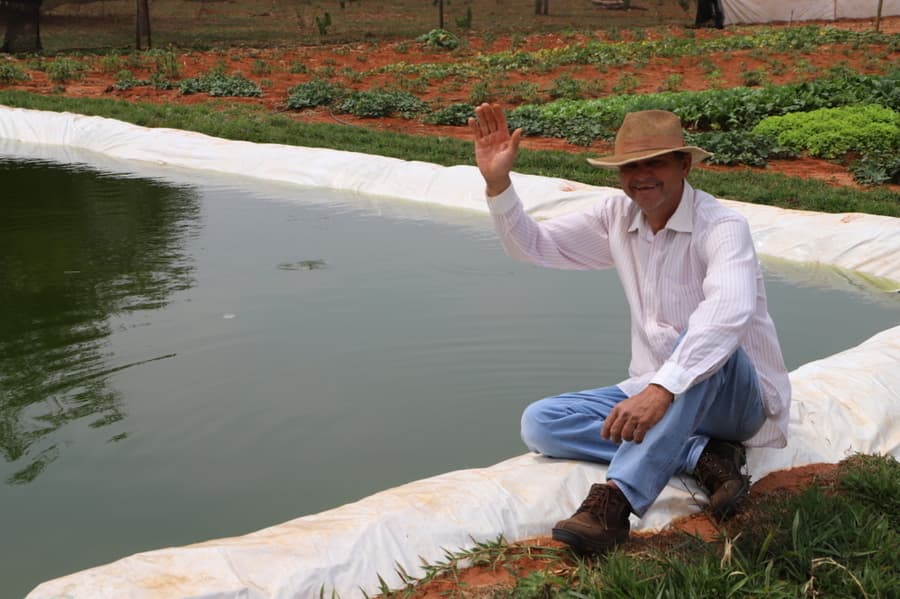 Produtor rural de Sidrolândia investe em produção integrada de peixes e hortaliças