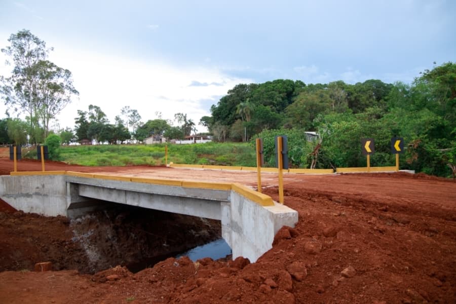 Prefeitura de Maracaju entrega mais uma ponte de concreto e beneficia produtores da região