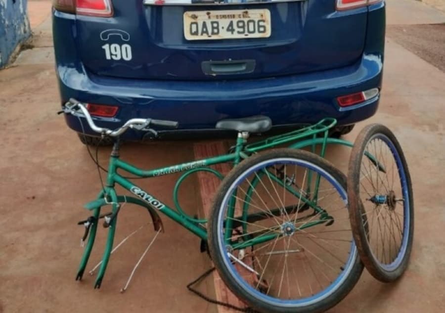 Após furtar bicicleta, homem de 27 anos é preso em flagrante em Sidrolândia