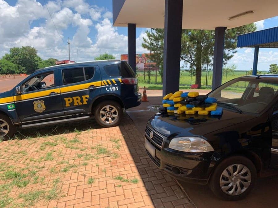 Polícia Rodoviária Federal apreende 27 Kg de cocaína na BR-060 em Sidrolândia