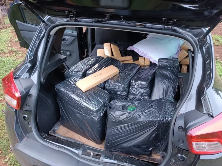 Casal é preso pela PMR com carga de maconha avaliada em mais de R$ 600 mil em Maracaju