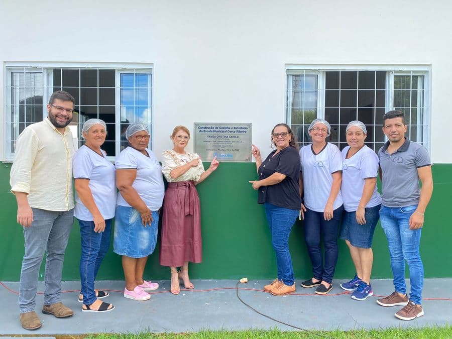 Prefeitura entrega refeitório e nova cozinha da Escola Darcy Ribeiro