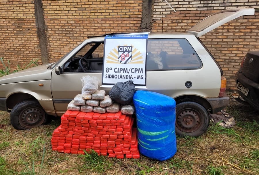 Homem é preso com mais de 160 Kg de maconha em Sidrolândia