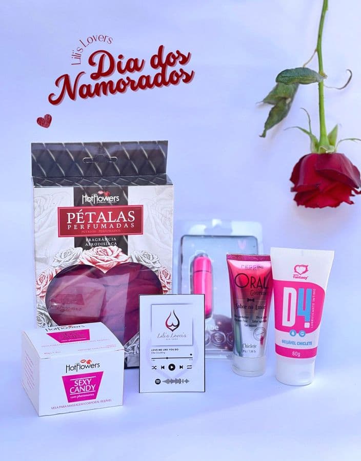 Kits sensuais são a melhor opção para surpreender neste dia dos Namorados