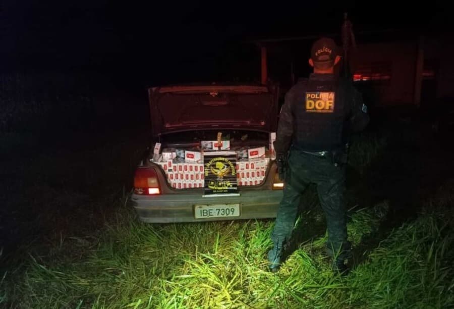 Motorista atravessa ruas de Sidrolândia em alta velocidade e acaba preso pelo DOF