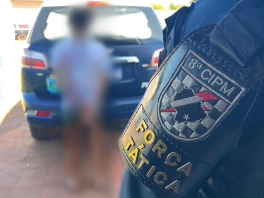 Com passagens por tráfico de drogas, menor de idade é detido pela Força Tática