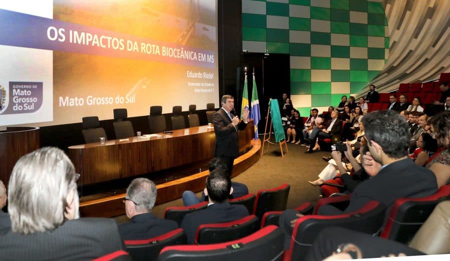 Rota Bioceânica estará pronta em dois anos, avalia governador de MS