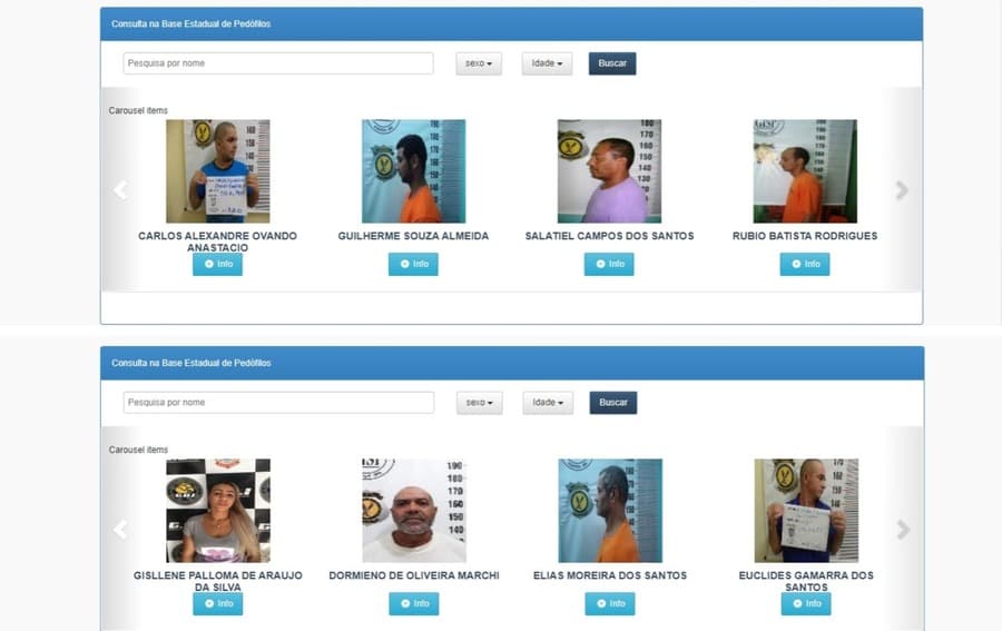 SEJUSP disponibiliza acesso ao Banco Estadual de Pedófilos para consulta da população