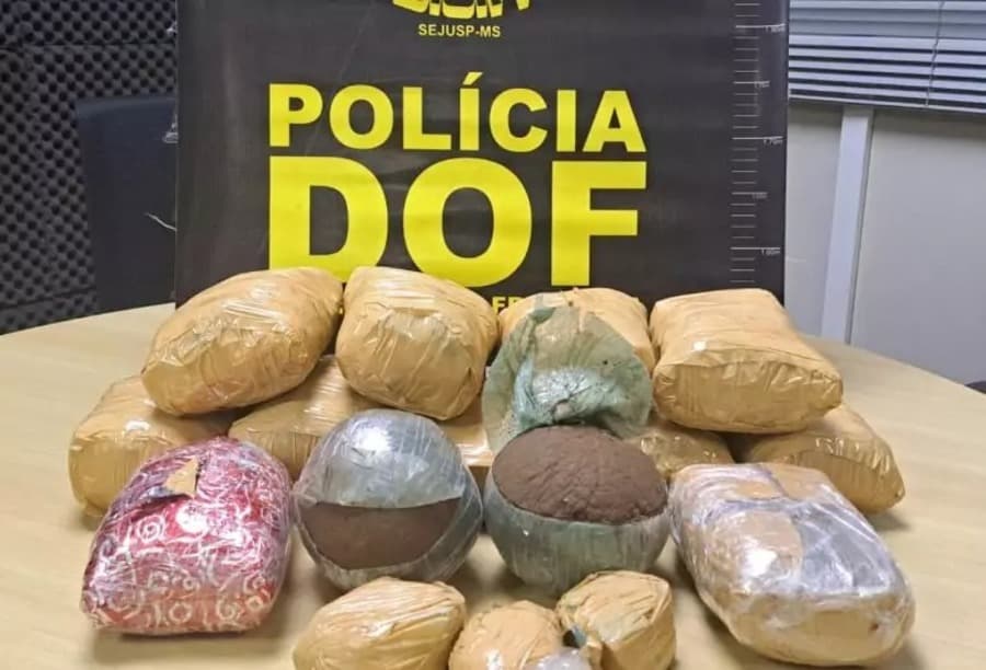 Homem é preso em Sidrolândia com drogas avaliadas em mais de R$ 100 mil