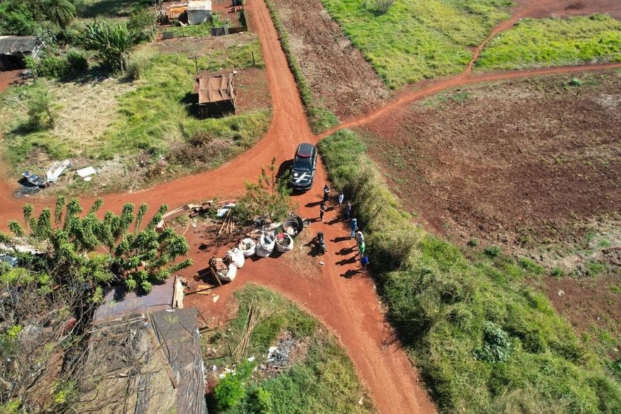 Durante buscas na “favelinha”, Polícia Civil de Maracaju recupera objetos furtados