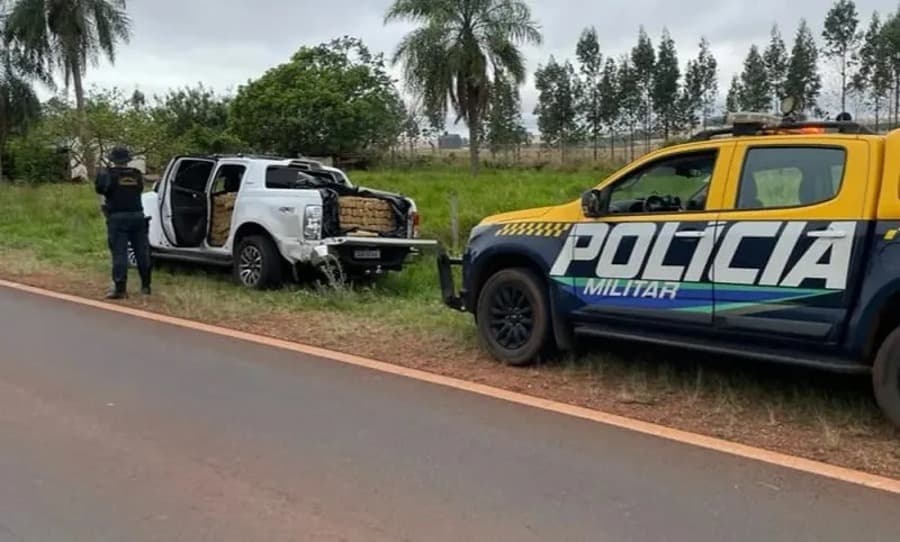 A caminho de Maracaju, homem transportando 1 tonelada de maconha é preso