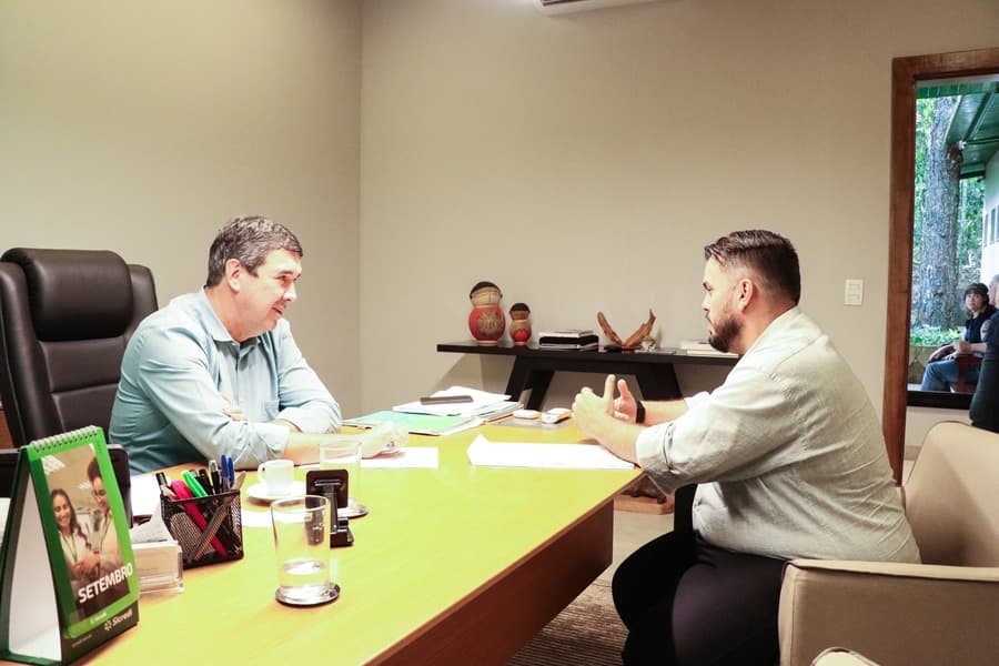 Ao Presidente da Câmara, Governador garante mais investimentos a Maracaju
