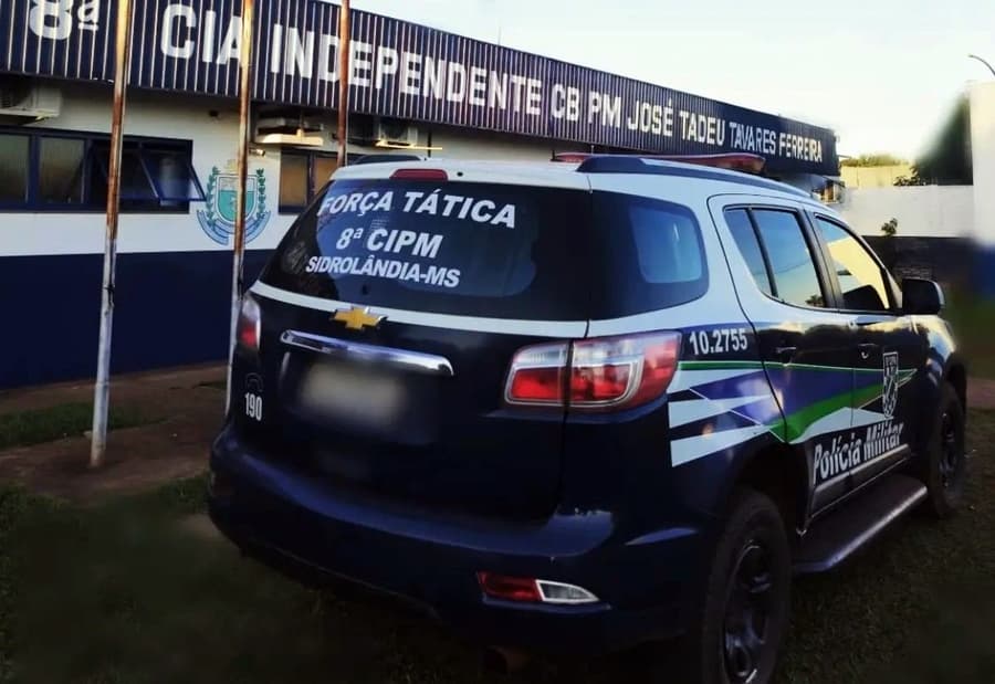 Polícia Militar de Sidrolândia prende dois foragidos da justiça