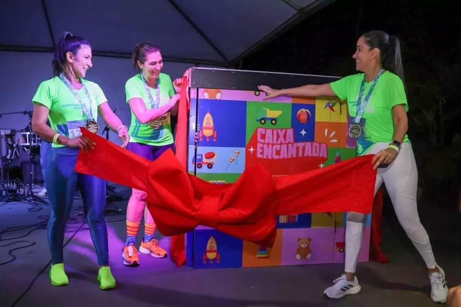 Corrida dos Poderes arrecada 2,5 mil brinquedos e ação continuará em novembro