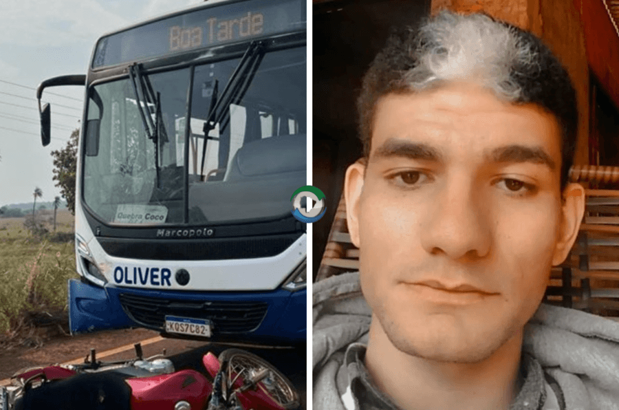 Amigos e familiares lamentam morte de jovem após colisão com ônibus na MS-162