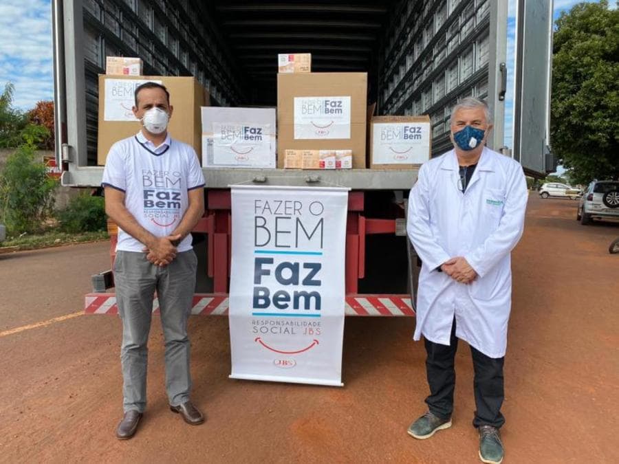 Município de Sidrolândia recebe mais uma carga de doações da JBS