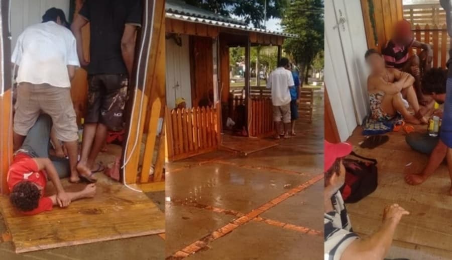 Vereador pede remoção da “casinha” da praça central de Sidrolândia