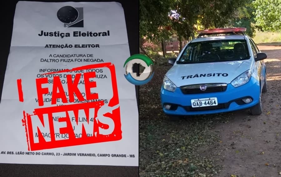 Distribuição de cartas com “fake News” sobre candidatura mobiliza Polícia Militar