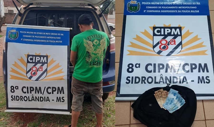 Homem de 37 anos, foragido da justiça é preso pela Polícia Militar no assentamento Santa Terezinha