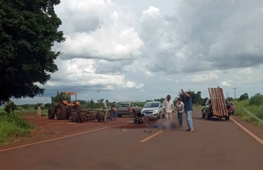 Tragédia: Professora de 53 anos morre em acidente com motocicleta na MS-258